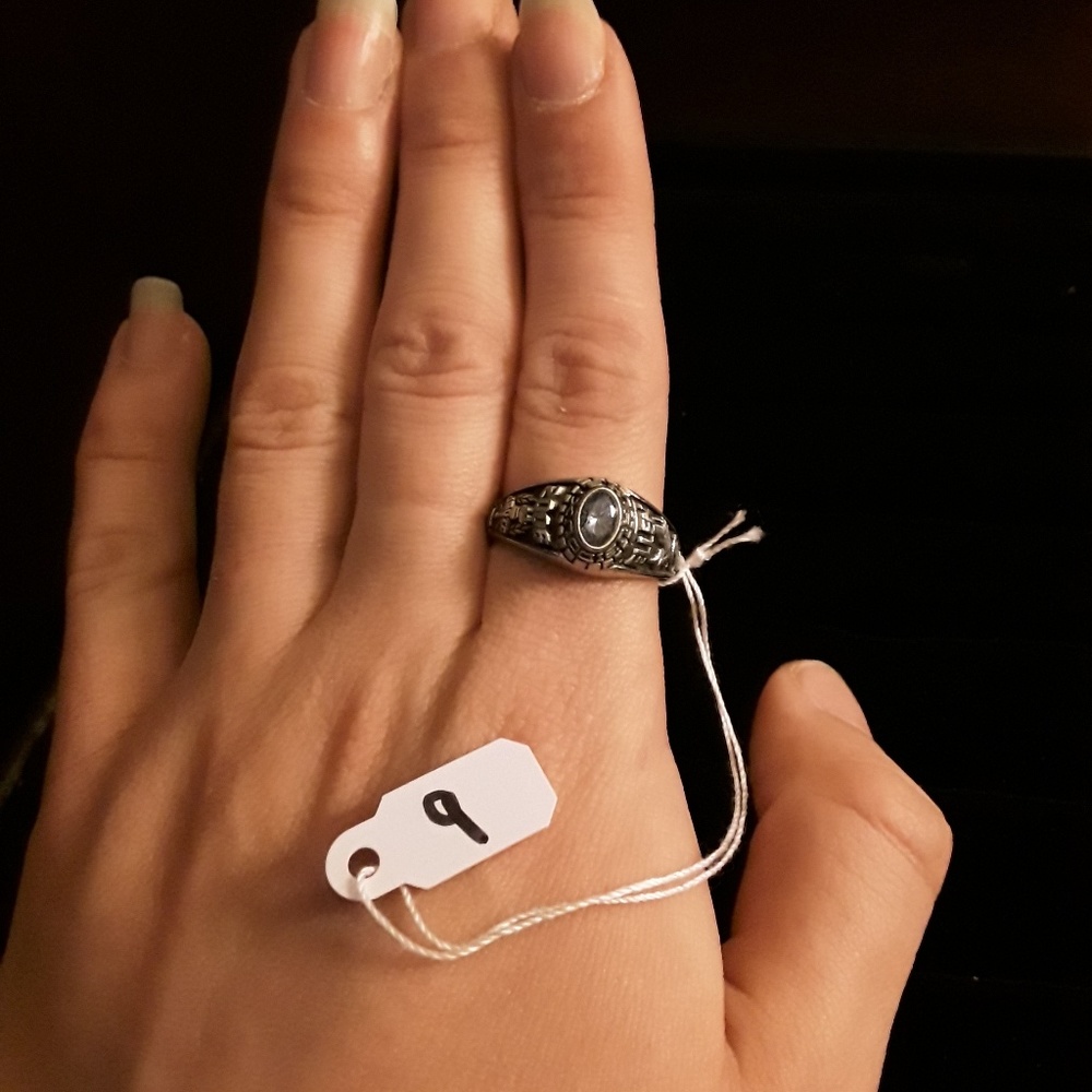 Aquamarine silver  ring 2006